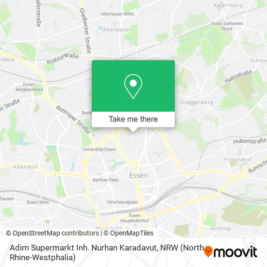 Карта Adim Supermarkt Inh. Nurhan Karadavut