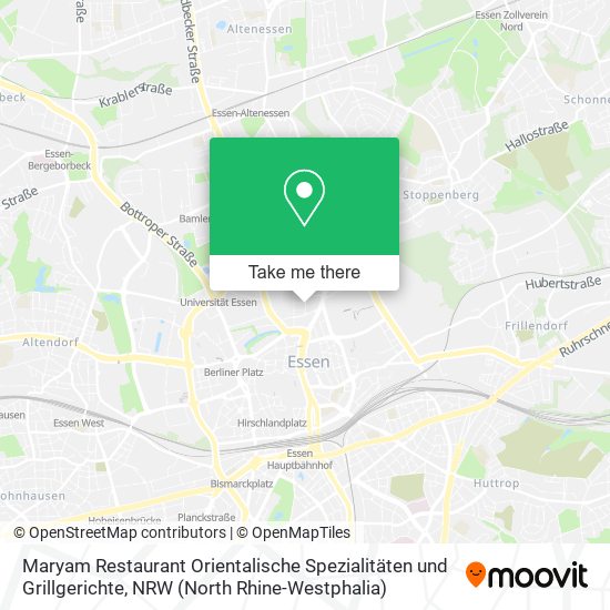 Maryam Restaurant Orientalische Spezialitäten und Grillgerichte map