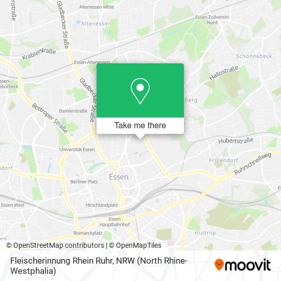 Fleischerinnung Rhein Ruhr map
