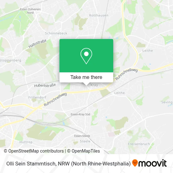 Olli Sein Stammtisch map