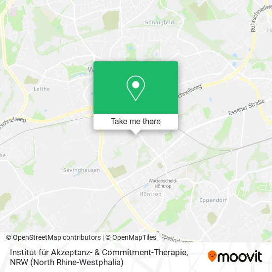 Карта Institut für Akzeptanz- & Commitment-Therapie