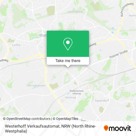 Карта Westerhoff Verkaufsautomat