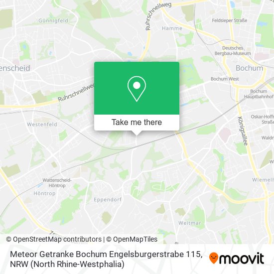 Meteor Getranke Bochum Engelsburgerstrabe 115 map