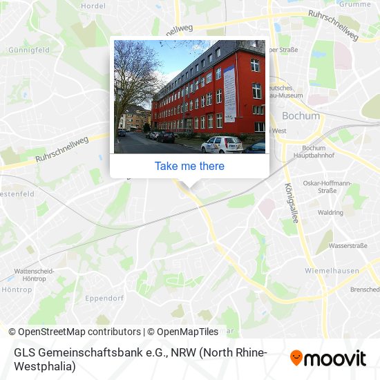 GLS Gemeinschaftsbank e.G. map