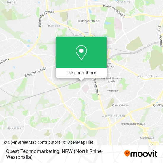 Quest Technomarketing map