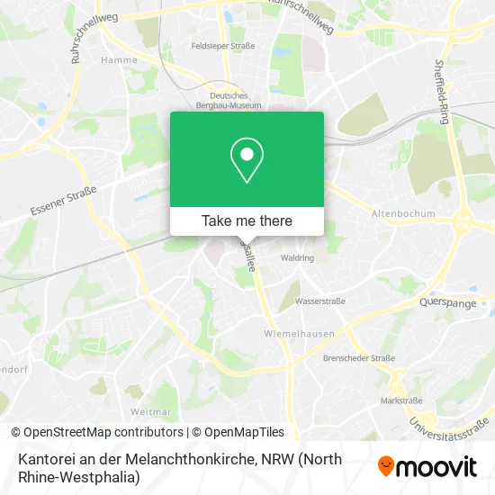 Карта Kantorei an der Melanchthonkirche