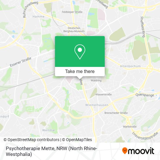 Psychotherapie Mette map
