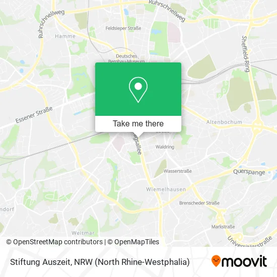 Карта Stiftung Auszeit