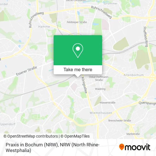 Карта Praxis in Bochum (NRW)