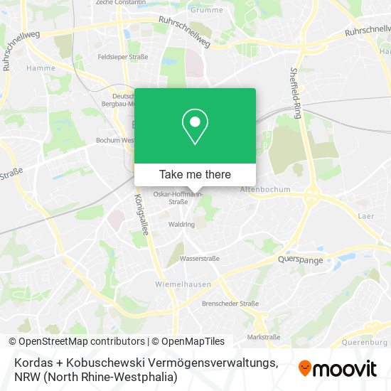 Kordas + Kobuschewski Vermögensverwaltungs map