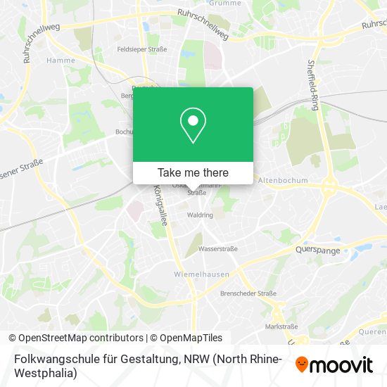 Folkwangschule für Gestaltung map