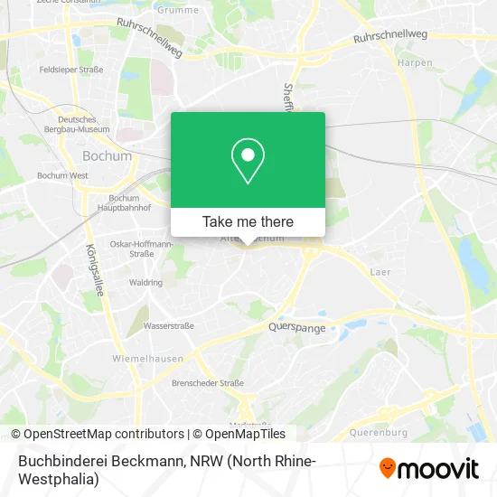 Карта Buchbinderei Beckmann