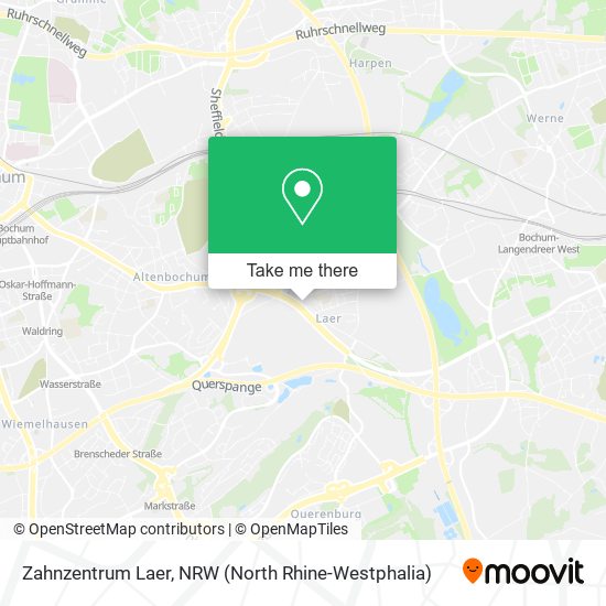 Zahnzentrum Laer map