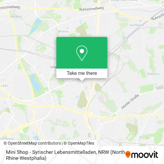 Карта Mini Shop - Syrischer Lebensmittelladen