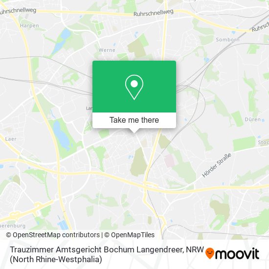 Карта Trauzimmer Amtsgericht Bochum Langendreer