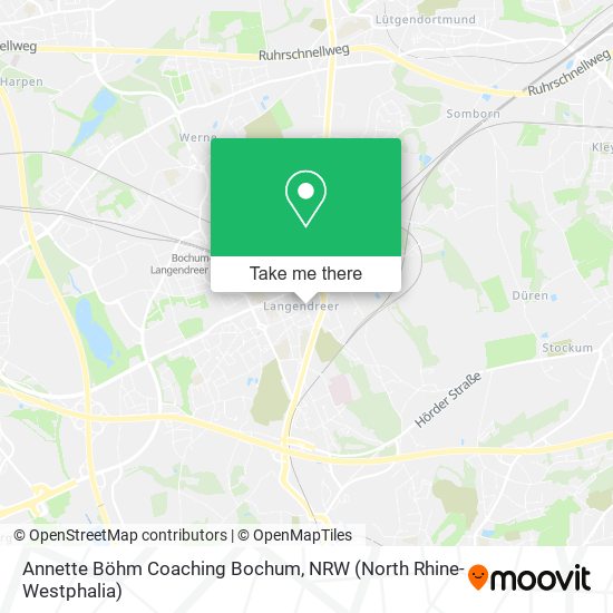 Annette Böhm Coaching Bochum map