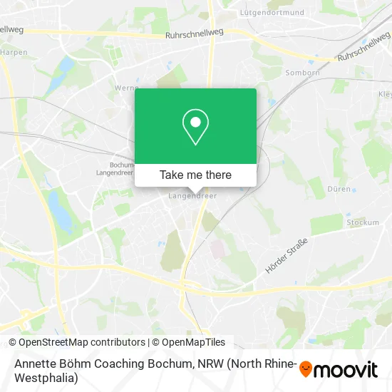 Карта Annette Böhm Coaching Bochum