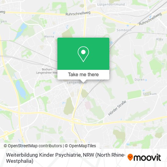 Weiterbildung Kinder Psychiatrie map