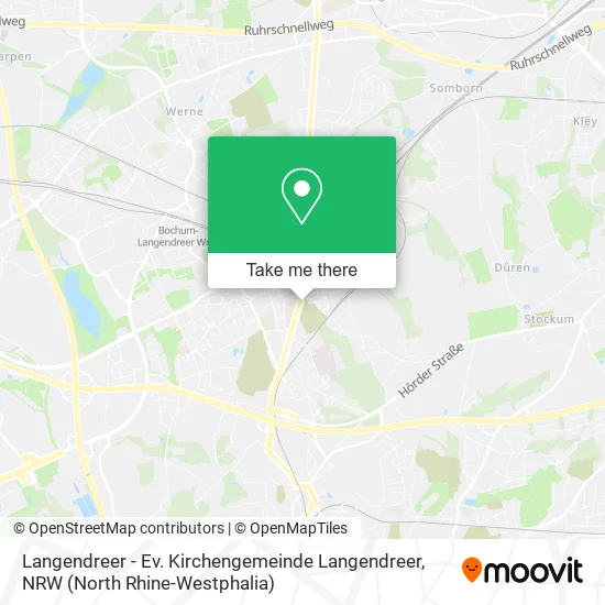 Карта Langendreer - Ev. Kirchengemeinde Langendreer