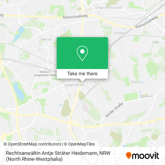 Карта Rechtsanwältin Antje Sträter Heidemann