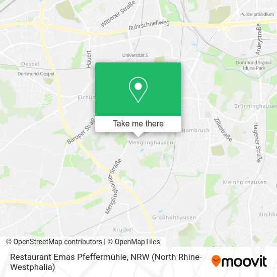 Restaurant Emas Pfeffermühle map