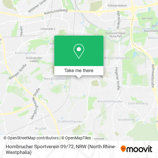 Hombrucher Sportverein 09/72 map