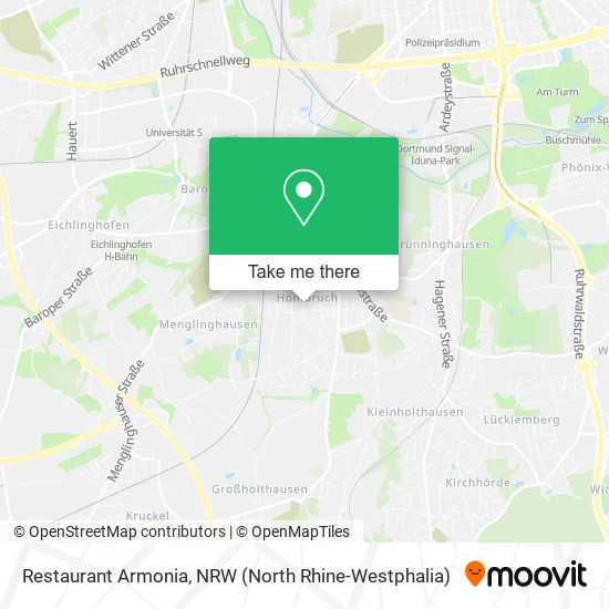 Карта Restaurant Armonia