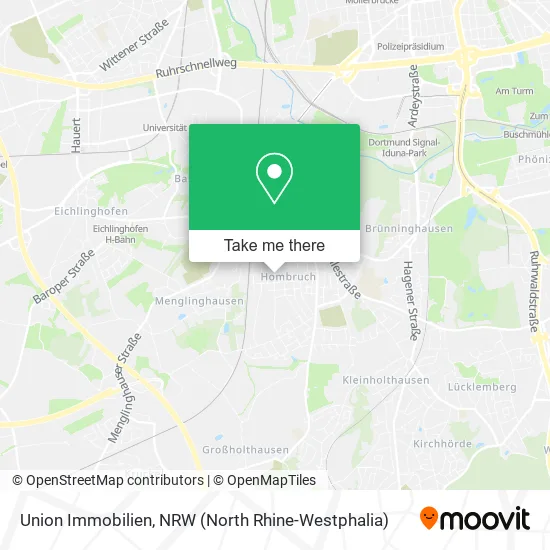 Union Immobilien map