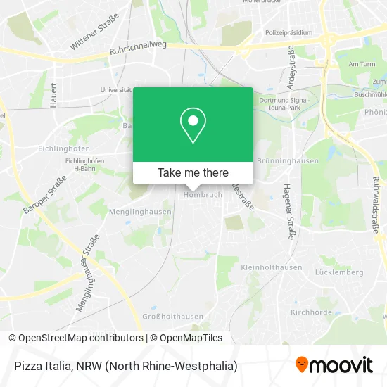 Карта Pizza Italia