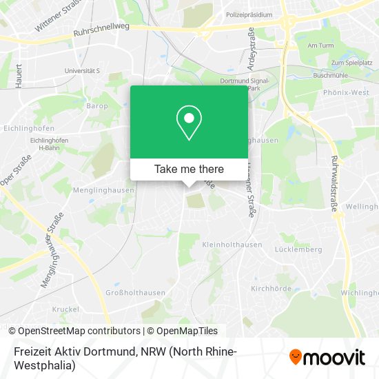 Freizeit Aktiv Dortmund map