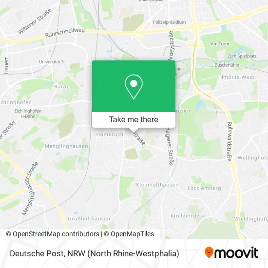 Карта Deutsche Post