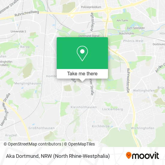 Aka Dortmund map