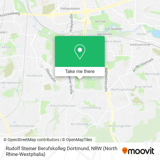 Rudolf Steiner Berufskolleg Dortmund map