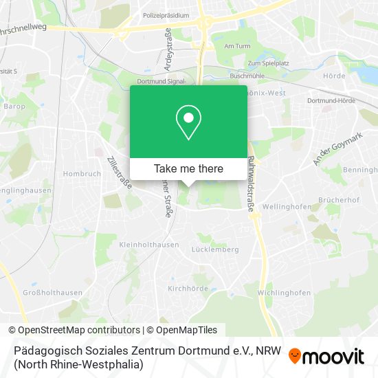 Карта Pädagogisch Soziales Zentrum Dortmund e.V.