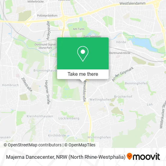 Majema Dancecenter map