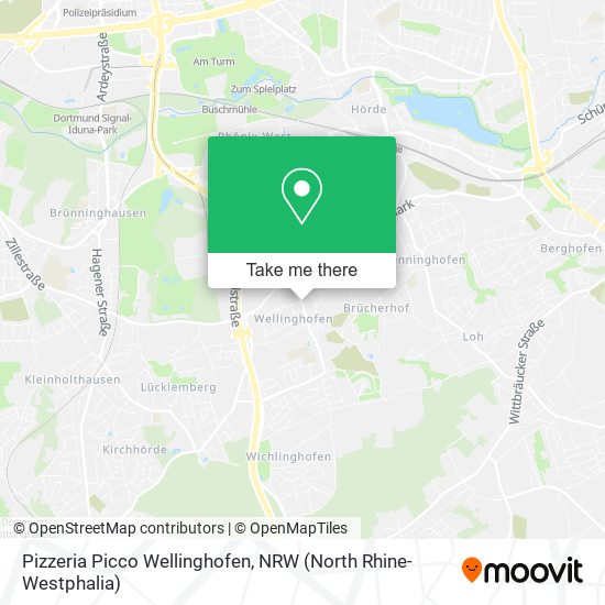 Pizzeria Picco Wellinghofen map