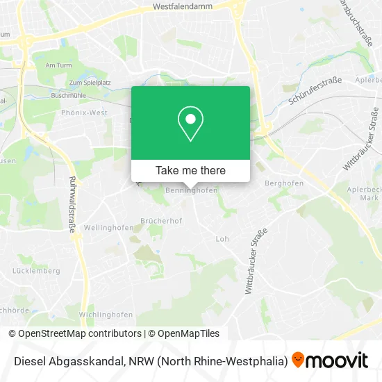 Diesel Abgasskandal map