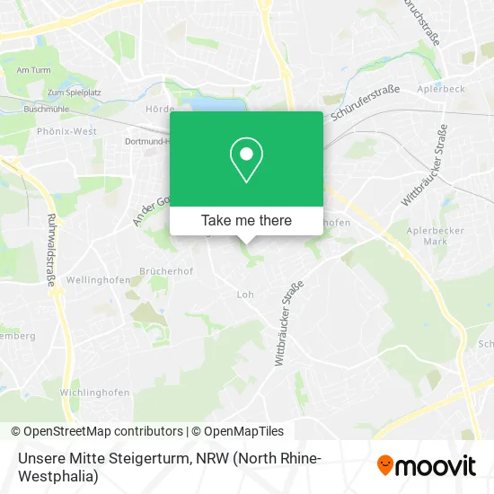 Карта Unsere Mitte Steigerturm