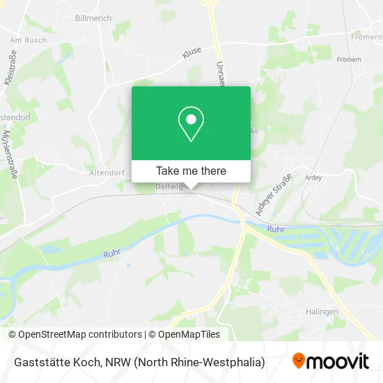 Карта Gaststätte Koch