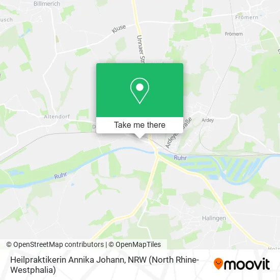 Карта Heilpraktikerin Annika Johann