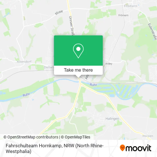 Карта Fahrschulteam Hornkamp