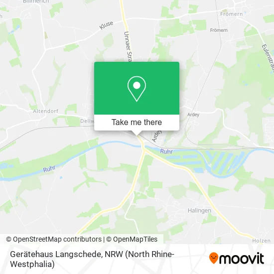 Карта Gerätehaus Langschede