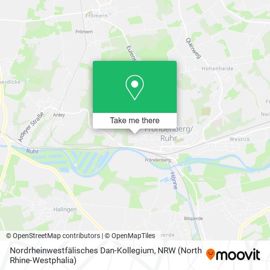 Nordrheinwestfälisches Dan-Kollegium map