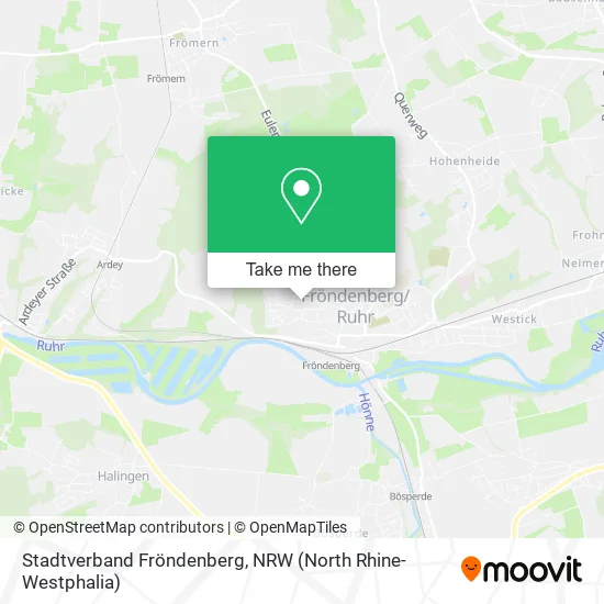 Карта Stadtverband Fröndenberg