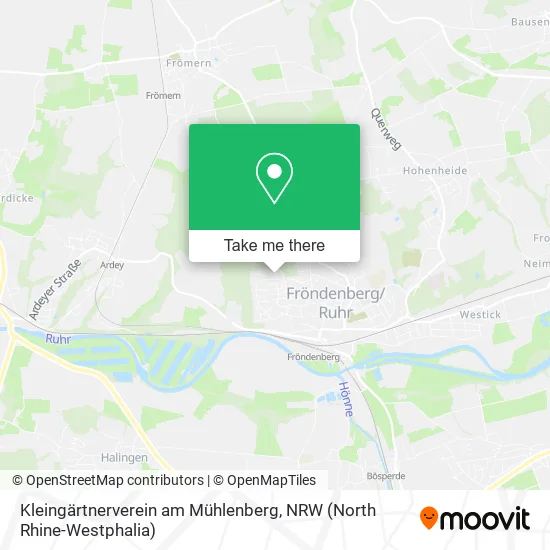 Карта Kleingärtnerverein am Mühlenberg