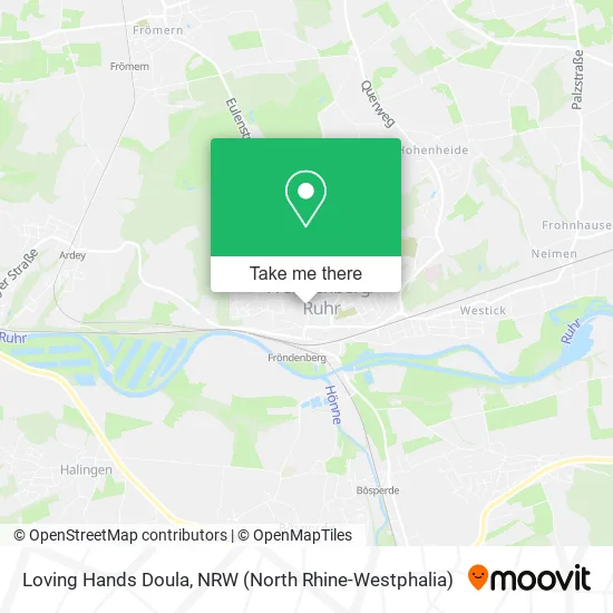 Loving Hands Doula map