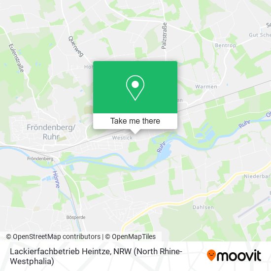 Lackierfachbetrieb Heintze map