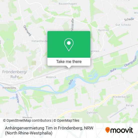 Anhängervermietung Tim in Fröndenberg map