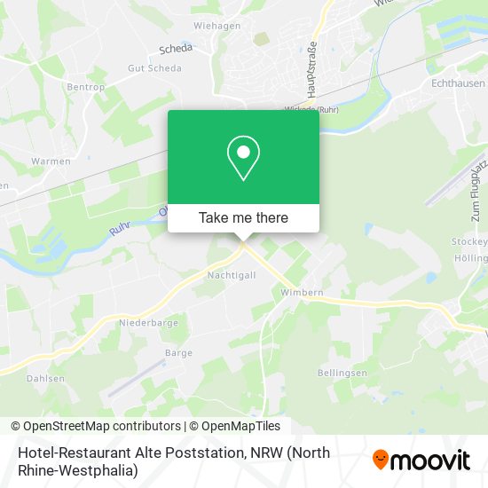 Hotel-Restaurant Alte Poststation map