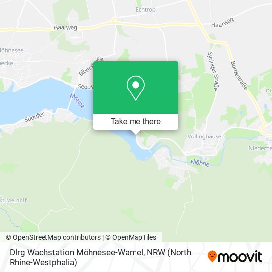 Dlrg Wachstation Möhnesee-Wamel map